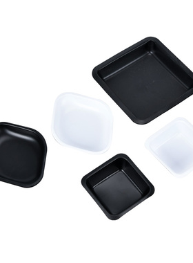 赟胜实验称量舟塑料称量皿天平称量船大号中号小号黑色白色物理化