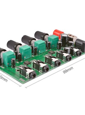 4 Ways Stereo Audio Mixer Board Drive headphone amplifier Mi