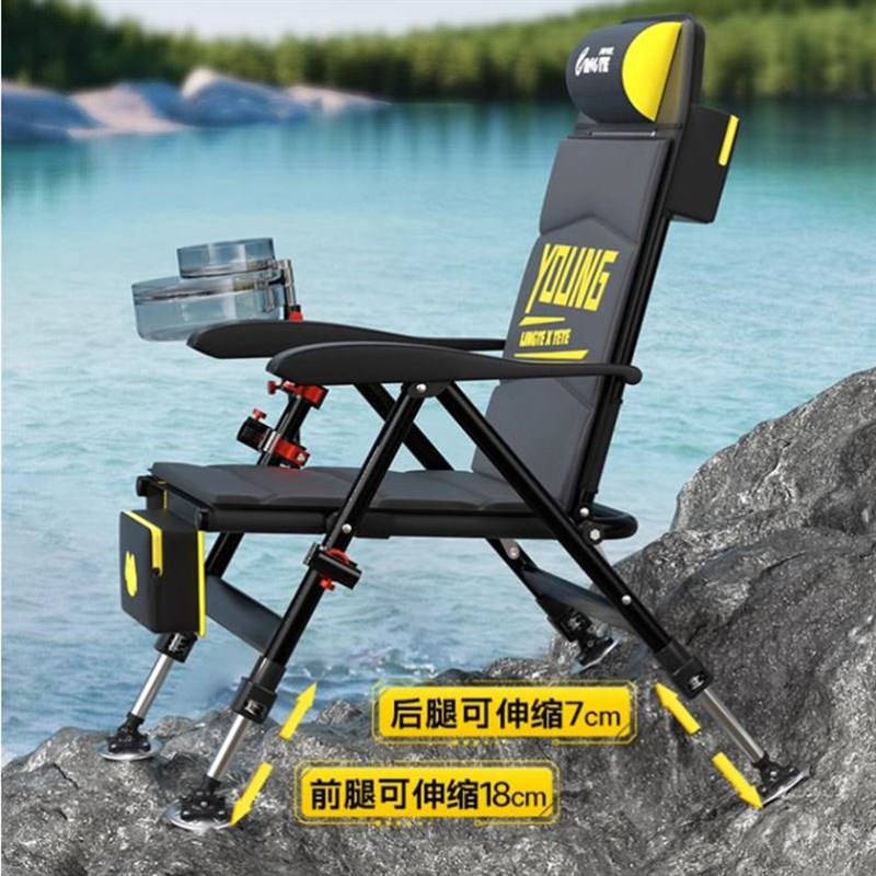 全地形多功能钓鱼凳折叠便携小欧式钓椅新款钓椅新款可躺式钓鱼椅
