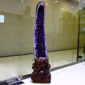 天然紫晶洞紫晶对洞晶簇钱袋子聚宝盆家居办公紫水晶洞摆件