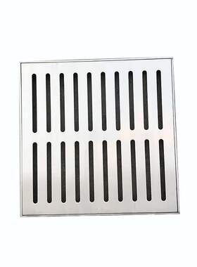 排0格栅150x1水5px40不锈钢井盖水篦子方形R窨井盖雨地沟盖板。