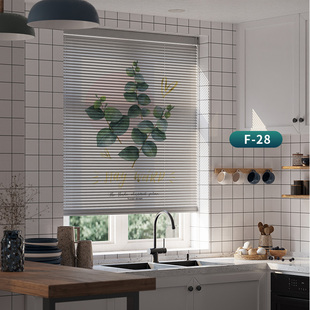 化妆室厕所厨房浴室i. 遮光A2023新款 卷帘 百叶窗帘免打孔安装