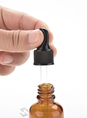 1pcs Amber Glass Liquid Reagent Pipette Bottle Eye Dropper f