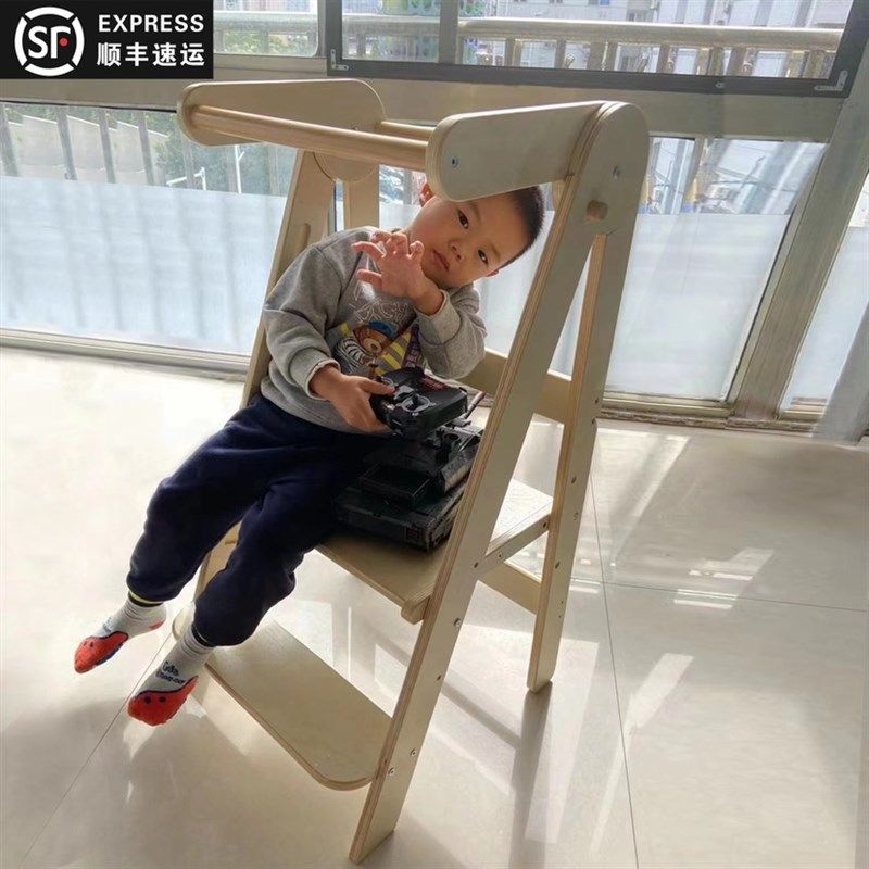 蒙氏学习塔儿童洗漱台踏凳可折叠宝宝脚踏凳洗手台带扶手防滑实木,住宅家具,玩具椅/踩脚凳,淘宝优惠券,粉丝福利购,淘宝优惠卷