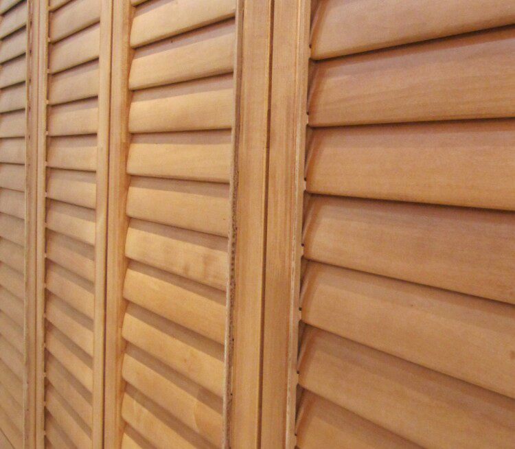 定制新品欧式实g木百叶窗 实木透气窗帘 活动百叶窗 隔断门 落地