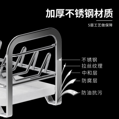 放碗碟子盘子收纳层架沥碗架厨房沥水F架水槽边洗碗池窄边沥水碗