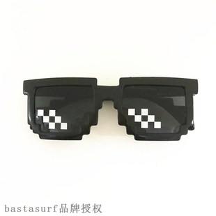 Sunglasses dimensional glasses 网红New mosaic two large