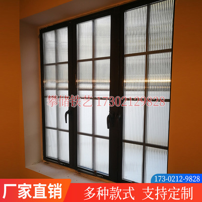 推荐定制上海玻璃格子窗复古老钢窗老式铁窗海派门窗老洋房别墅门