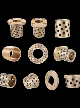 MPBR12 15 16-10 12 15 16 20 25 30 40高力黄铜石墨铜套无油衬套