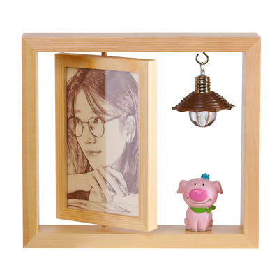 木刻画照片定制diy手工生日礼物女生I送闺蜜老婆男朋友创意有意义