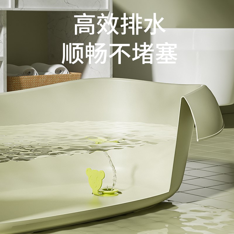 婴儿洗澡盆d宝宝浴盆新生儿大号洗澡桶儿童可坐躺婴幼儿小孩0-3岁