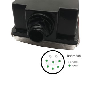 尾灯转向刹车24V货车后尾灯m3000原厂侧孔 陕汽德龙新M3000泡式