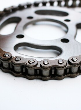 适用太子HJ125-8C8E8F8G8M8K摩托车链条链盘大小牙盘齿轮套链