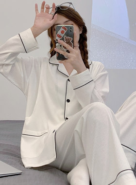 孕妇睡衣女春秋冬季月子服哺乳装春天孕期产后大尺码家居服套装