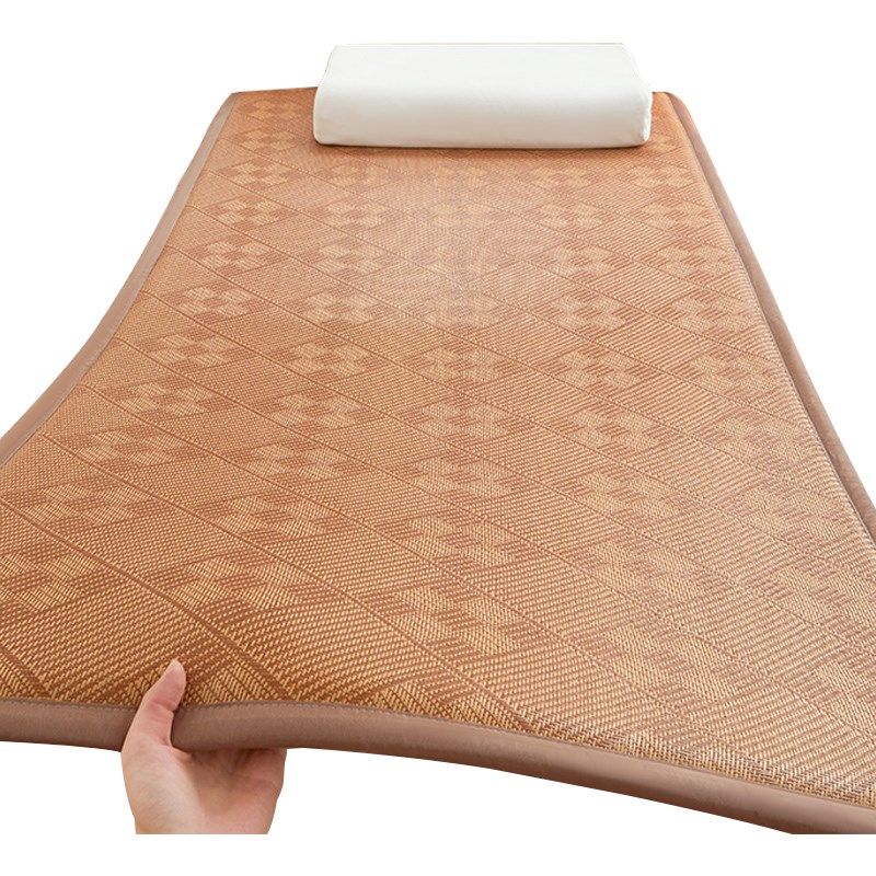 凉席学生宿舍单人90x190可折叠加厚夏天2024新款住校床垫席子,床上用品,凉席/草席/麻席,淘宝优惠券,粉丝福利购,淘宝优惠卷