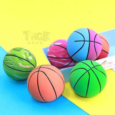 极速Hollow basketball mini basketball elastic ball squash 6c