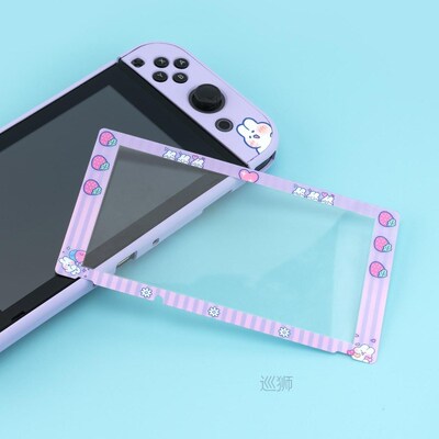 Nintend Switch Case Soft Cute Rabbit Rainbow Signed Jointly