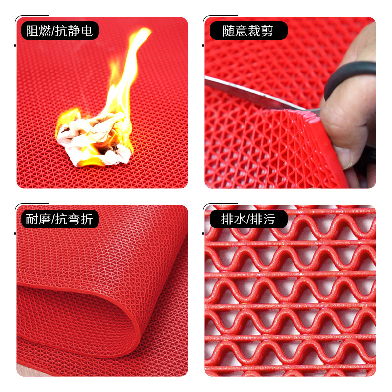 商用地毯门垫塑料pvc防滑地垫厨房浴室厕所防滑垫镂空隔水凉垫室,居家布艺,地毯,淘宝优惠券,粉丝福利购,淘宝优惠卷