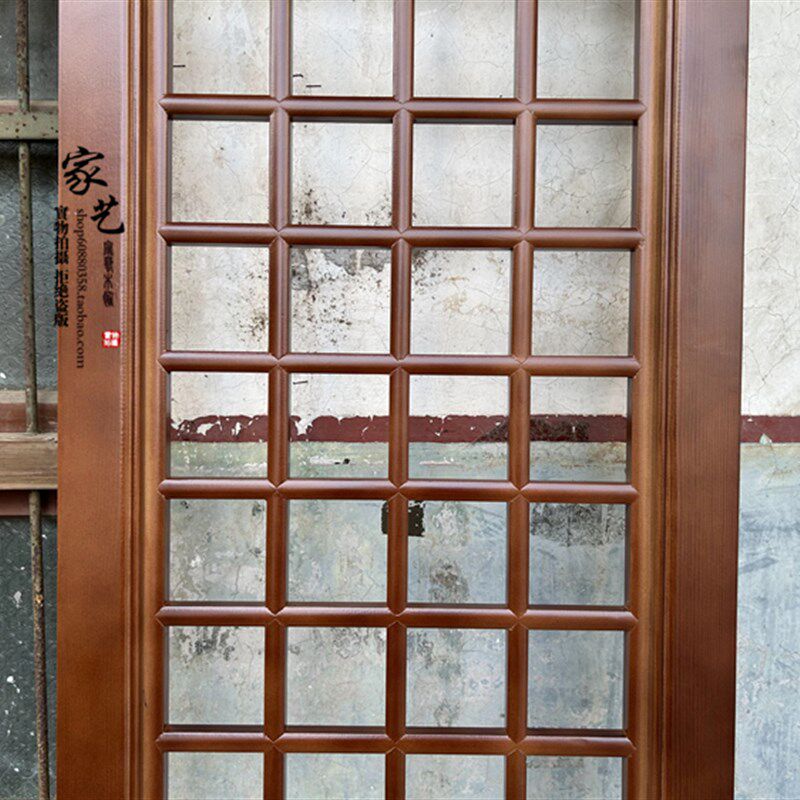 实木花格镂空新中式仿古门窗屏风隔断吊顶背景墙现代木格栅栏木雕
