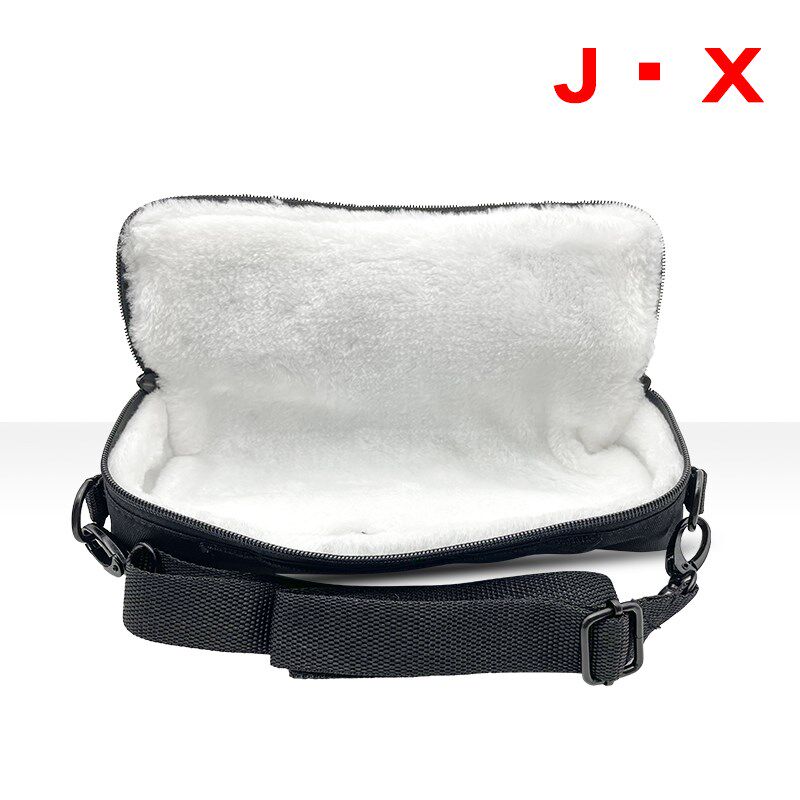 乐器短笛收纳盒子便携箱包皮革木质随行箱子皮U笛子轻体椭圆盒