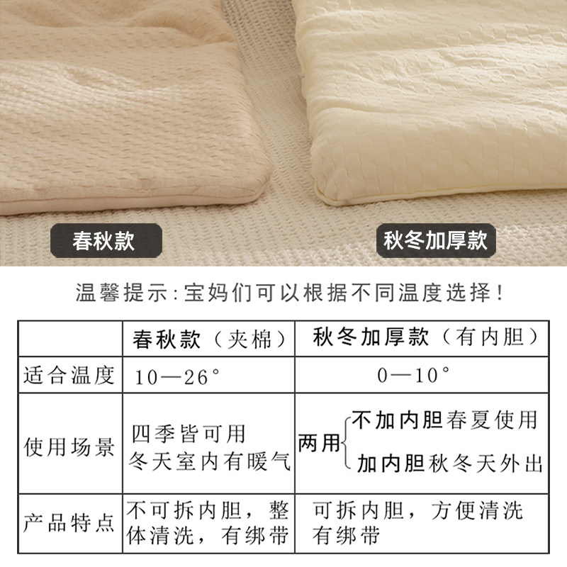 包被婴儿春秋加厚冬款新生婴儿用品初生宝宝襁褓抱被两用外出