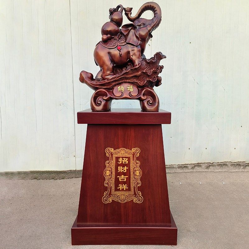 大象摆件一对酒店大厅落地工艺品办公室家居装饰开业礼品聚宝盆象,家居饰品,落地摆件,淘宝优惠券,粉丝福利购,淘宝优惠卷