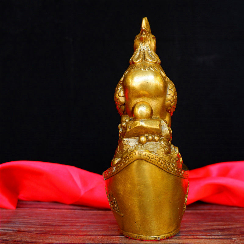 开运纯铜十二生肖鸡猴鼠牛虎兔龙蛇马羊狗猪摆件 元宝鸡家居摆件,家居饰品,装饰摆件,淘宝优惠券,粉丝福利购,淘宝优惠卷