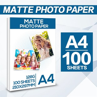 10/30/100 Sheets Matte Printing Paper A4 Printer Paper 128g