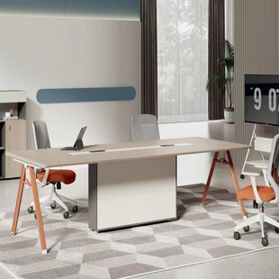 职员办公桌员工卡位简约现代4人时尚屏风财务2人主管经理办公桌椅