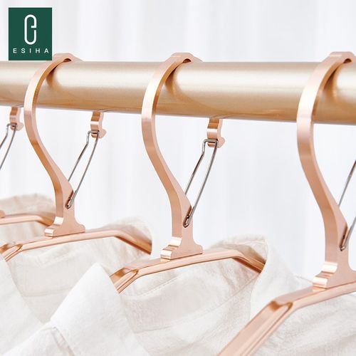 肩无痕衣架不起包铝合金晾衣架轻奢家用挂衣无痕防滑衣柜衣服衣撑