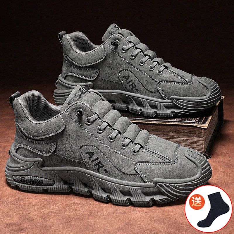 劳保男鞋休闲鞋春夏季工地干活防水防滑耐磨运动鞋一脚蹬板鞋增高,流行男鞋,单鞋,淘宝优惠券,粉丝福利购,淘宝优惠卷