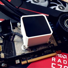 RX570d0/XT公版显卡改装全覆盖一体水冷散热器没差有中框方案配件