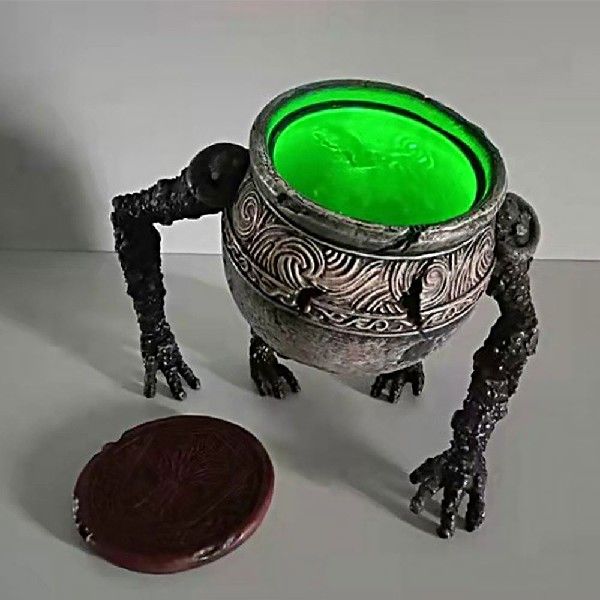 推荐Poison King Ding Magic Poison Pot Jar Resin Crafts Creat