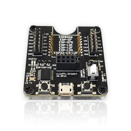 ESP8266测试架 编程器 支持ESP-01 01S 12 ESP32-C3-12F等