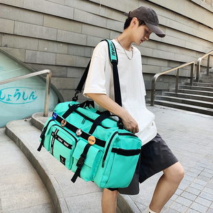 大容量旅行包女出差旅游包干湿分离健身包潮流双肩背包手提行李袋