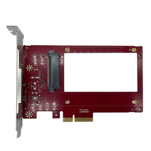 974英全摩客免供电红U.2转卡高式PCI-e转接卡 大卡