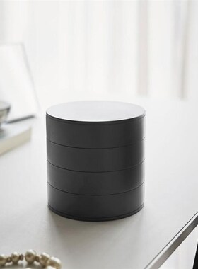 4-Tier Jewelry Organizer Box Tower Rings Earrings Storage Ca