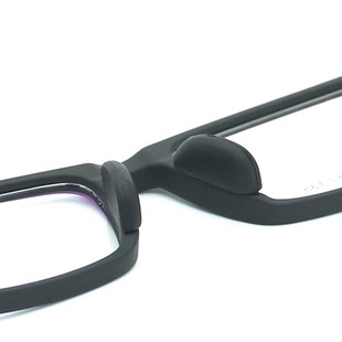 眼镜配件硅胶鼻垫卡扣q鼻托近视镜鼻梁套入式垫半月形减压防滑托