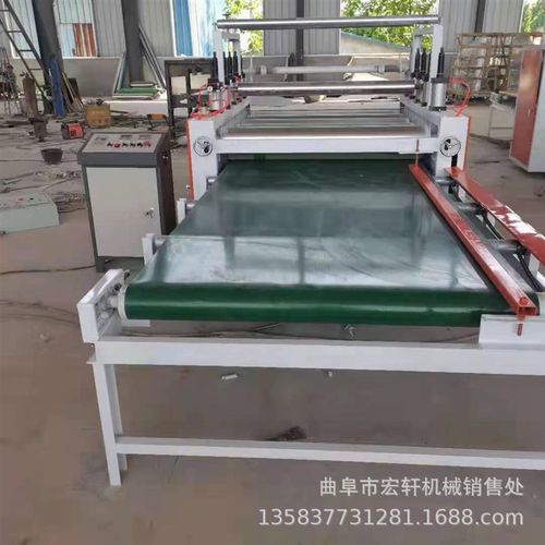 生态中纤板贴面机 全自动分体式贴面机 九厘板热熔胶贴面机