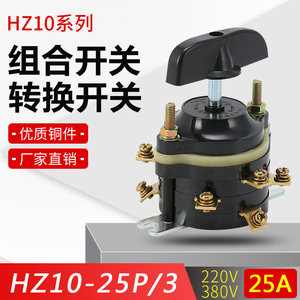 电动车9只脚 HZ10-25P/3转换/组合开关 9脚三轮车倒顺倒档开关