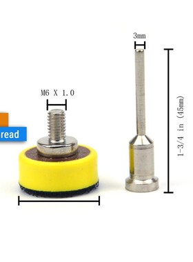 1 Inch 25mm Back-up Sanding Pad 2.35mm Shank or M6 Thread 3m