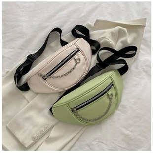 ia1小众胸包潮流外出韩版新款时尚质感单肩斜挎包小包女腰包新