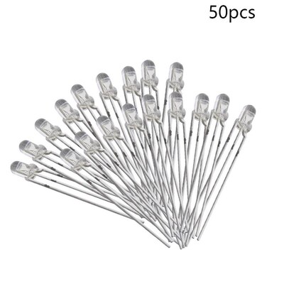 Othmro Hot 10-100 PCS 3mm LED Diode Lights Bright Red Green