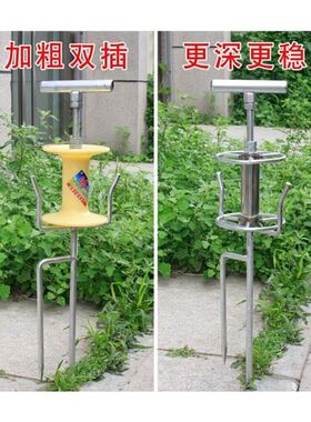 打药机拉管神器农用转弯器拖水管拐弯插地支架收拉管子管浇地配件