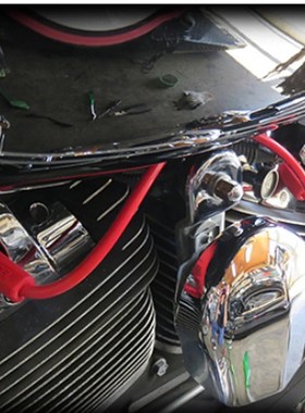 ACCEL哈雷运动者改装中置高压包套件1200、48高性能火花塞线缸线