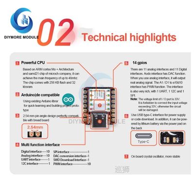 Seeeduino XIAO SAMD21G18 Development Board Microcontroller f