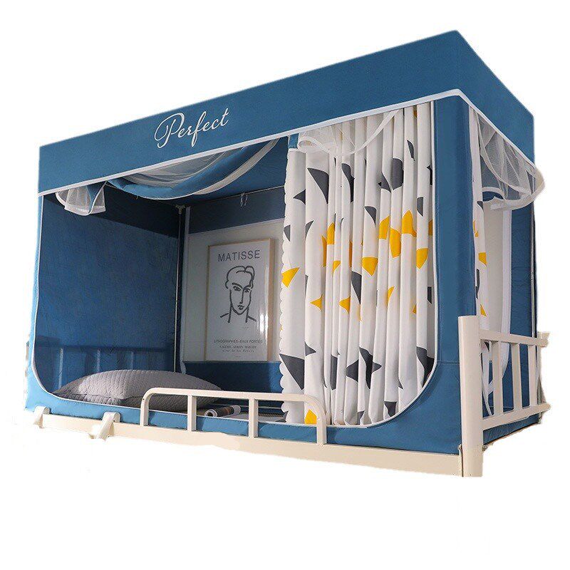 四季款学生宿舍三开m门蚊帐上下铺防尘床幔一体式防蚊遮光蚊帐厂,床上用品,蚊帐,淘宝优惠券,粉丝福利购,淘宝优惠卷