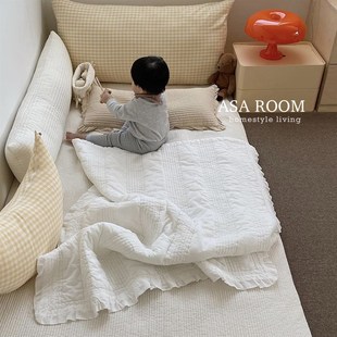 韩国纯棉儿童床单 绗缝空调被 自家宝宝用 超柔软 宝宝枕套
