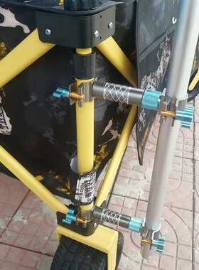 一对钓椅伞架战车伞架伯义拉车伞架万向伞架钓鱼伞架垂钓装备新款