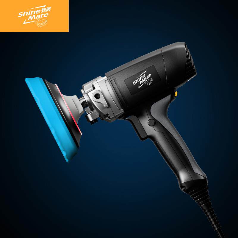 炫美同心立式抛光机5寸车用汽车美容抛光工具家用直心机ro打蜡机